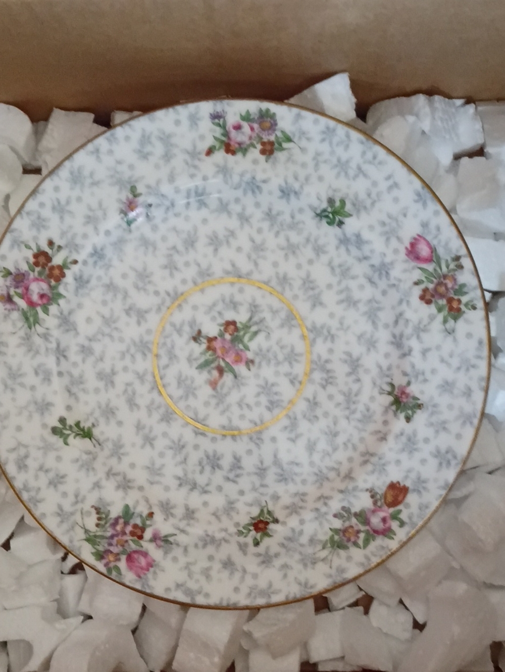 4 Vintage Royal DoultonChitz China Salad Plates E8534
